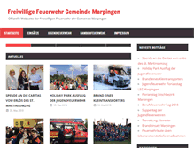Tablet Screenshot of feuerwehr-marpingen.de